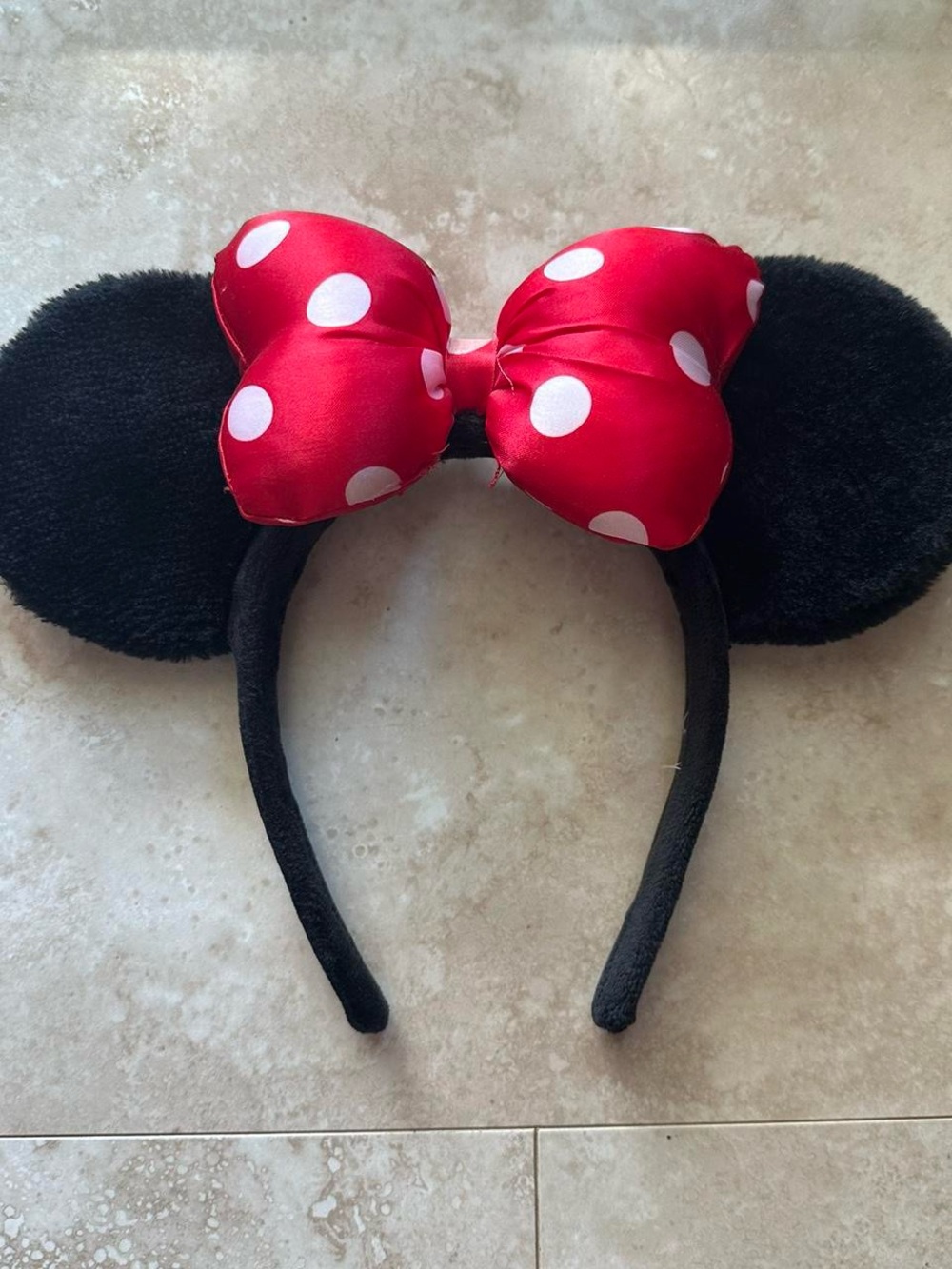 Disneyland Minnie Mouse Ears with polka dot bow headband